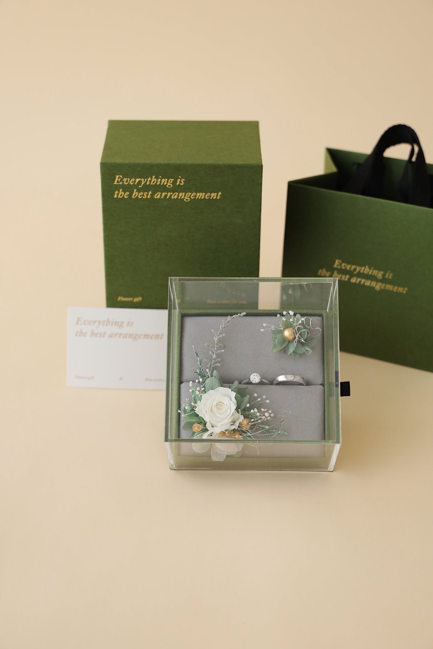 Blaca Floral Ring Box