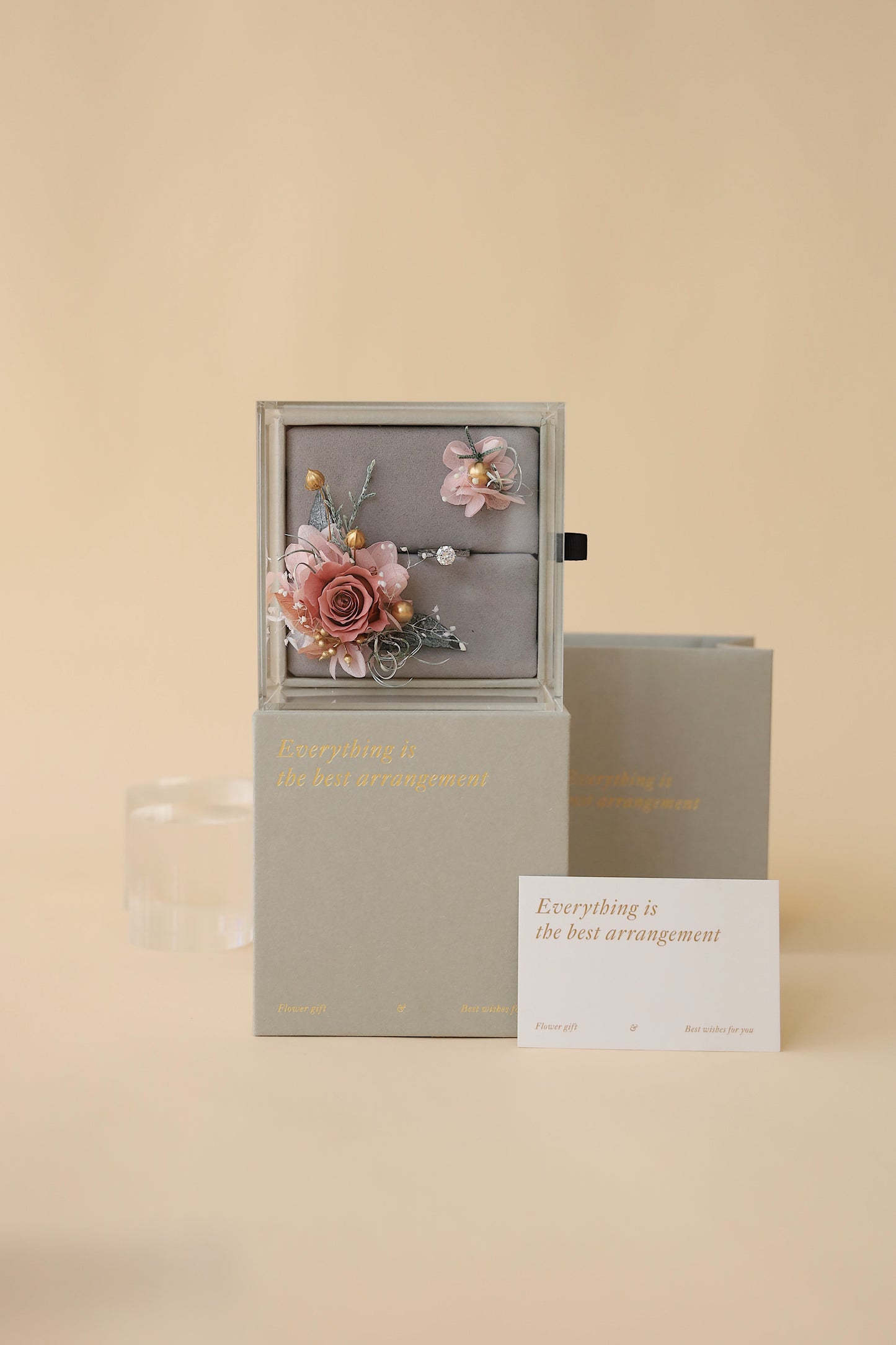 Blaca Floral Ring Box