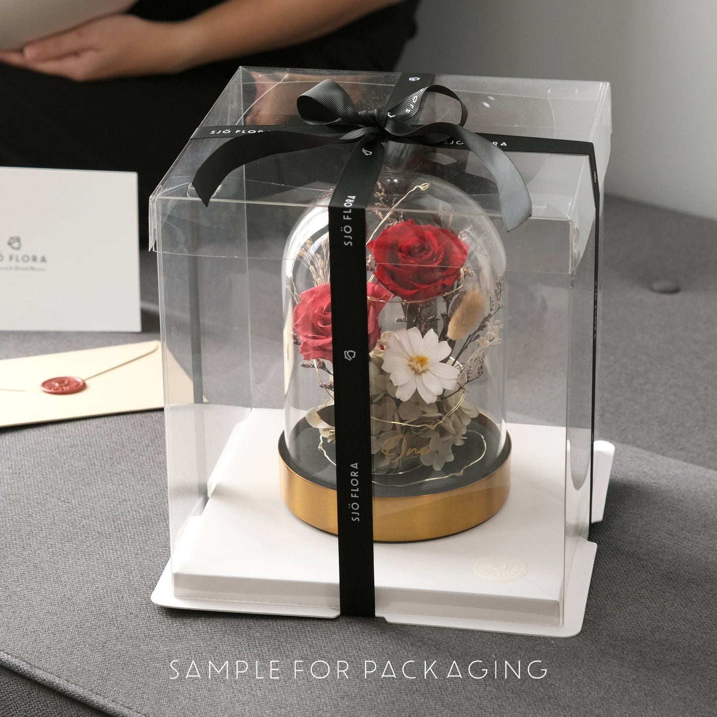 Beauty & the Beast LED Bell Jar