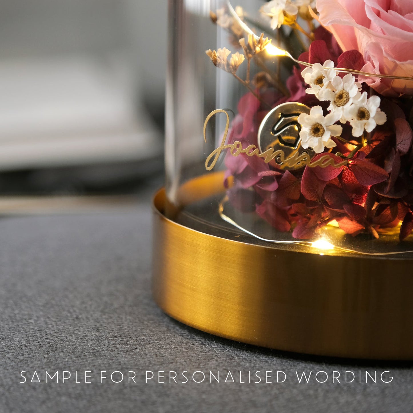 Beauty & the Beast LED Bell Jar