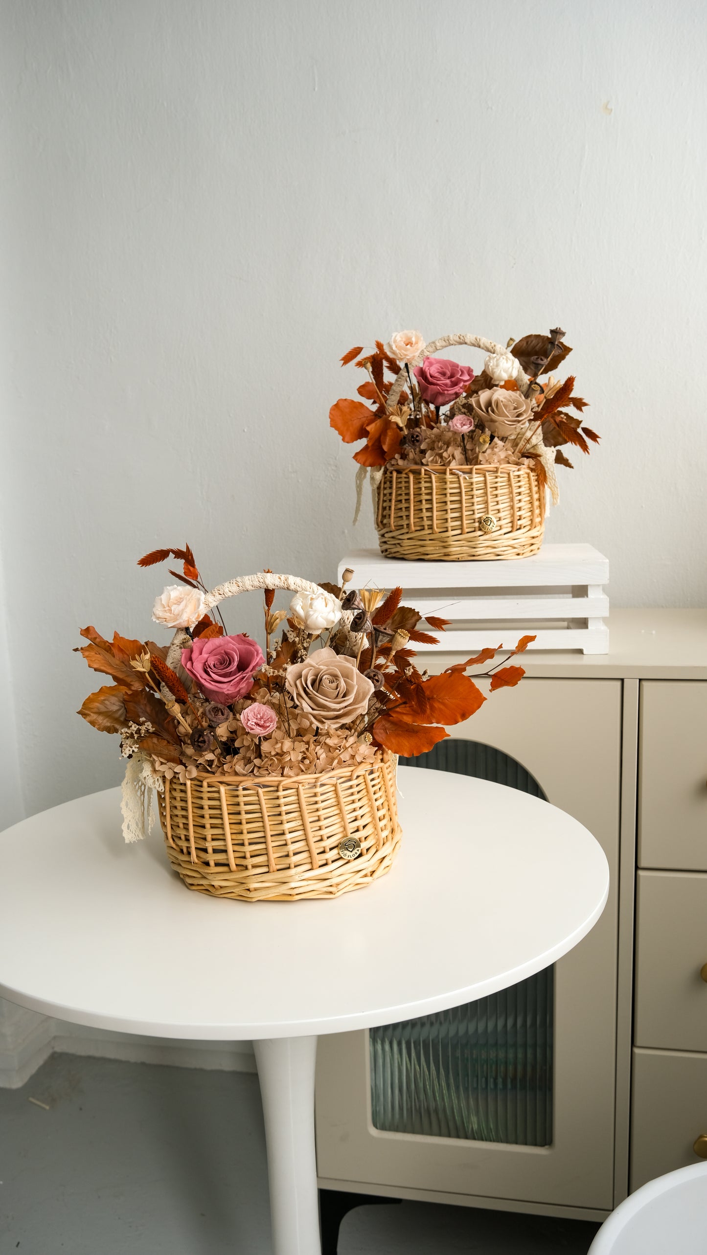Earl Grey Flower Basket