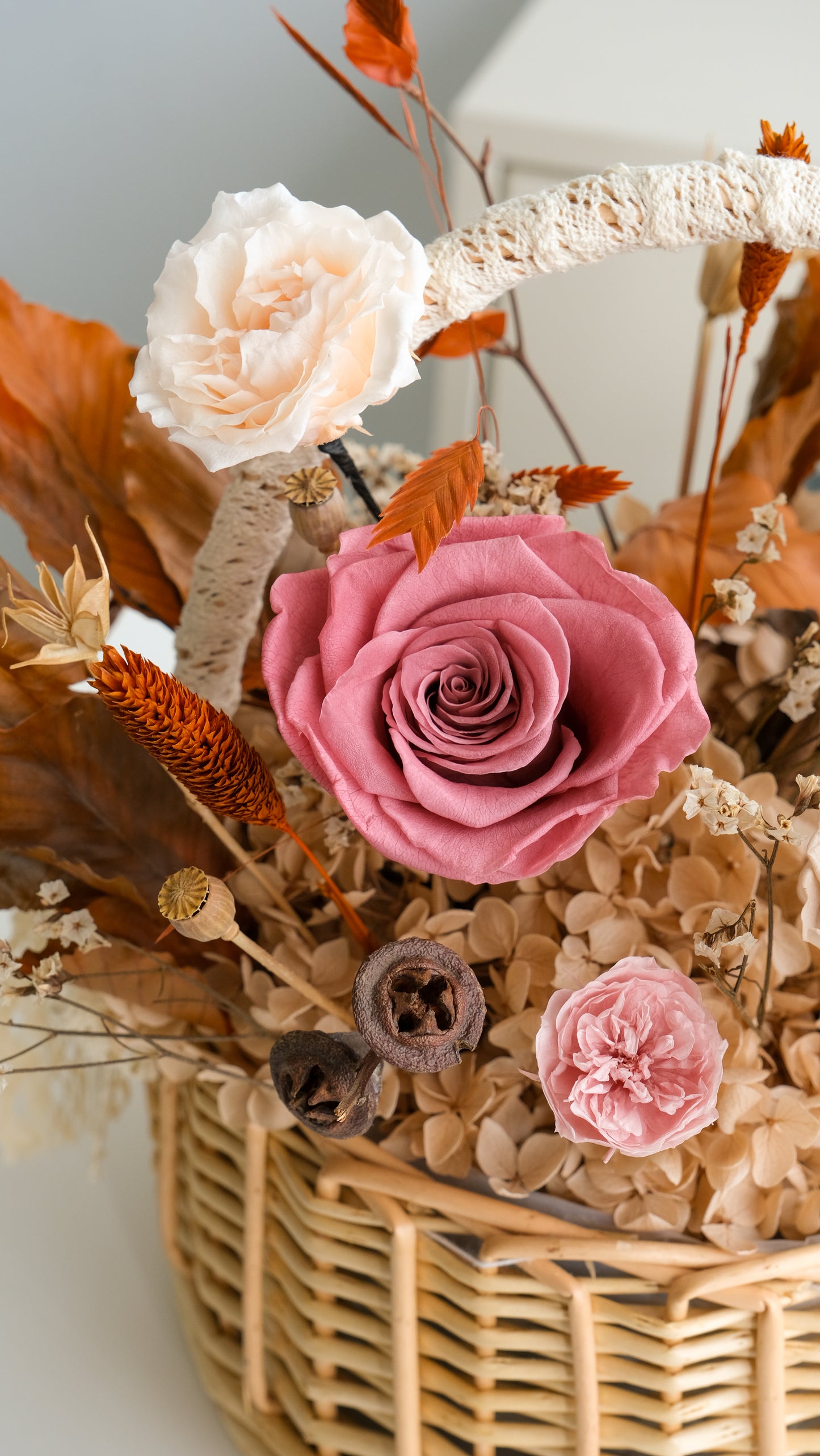 Earl Grey Flower Basket