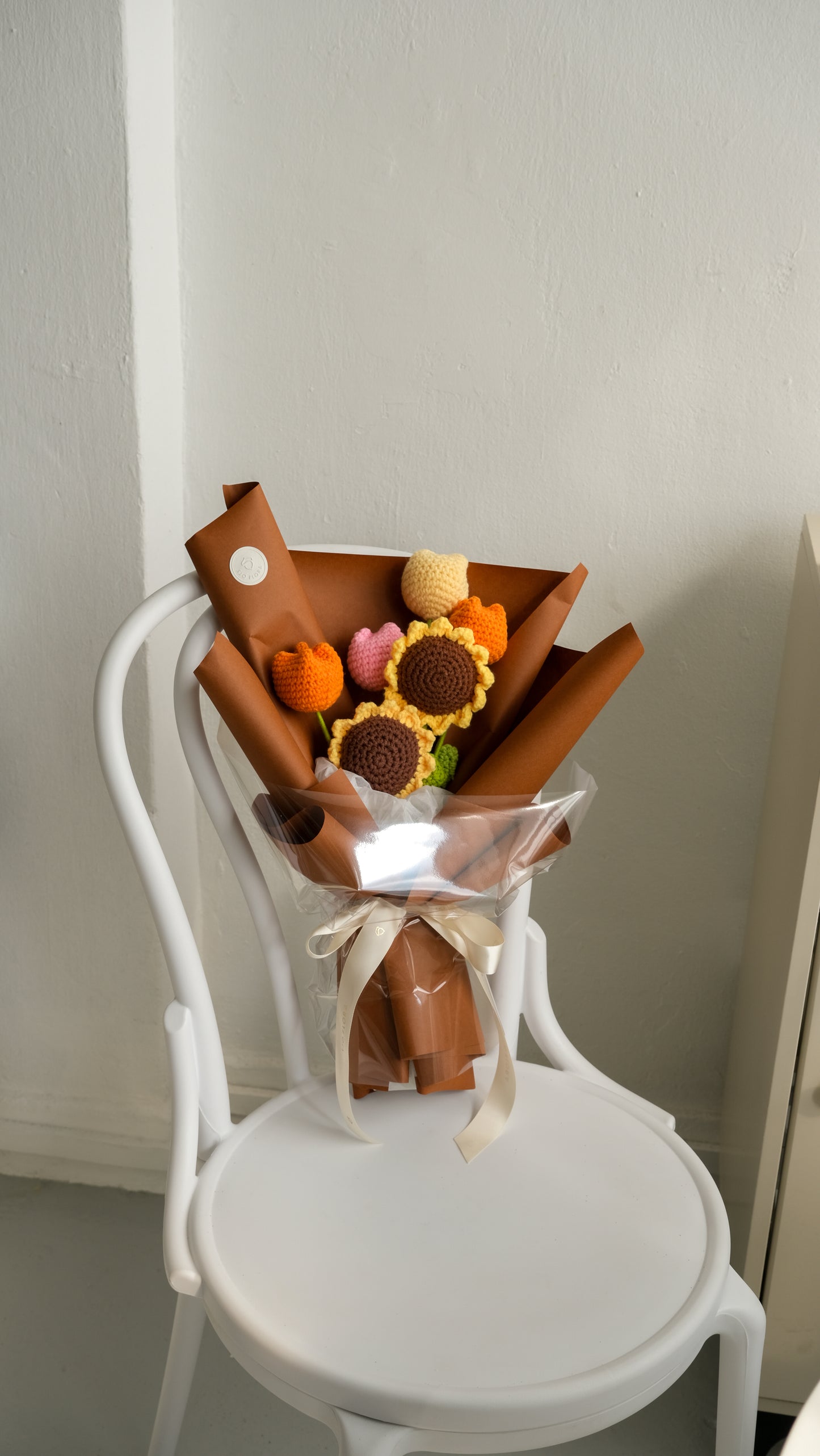 Crochet Sunflower Bouquet