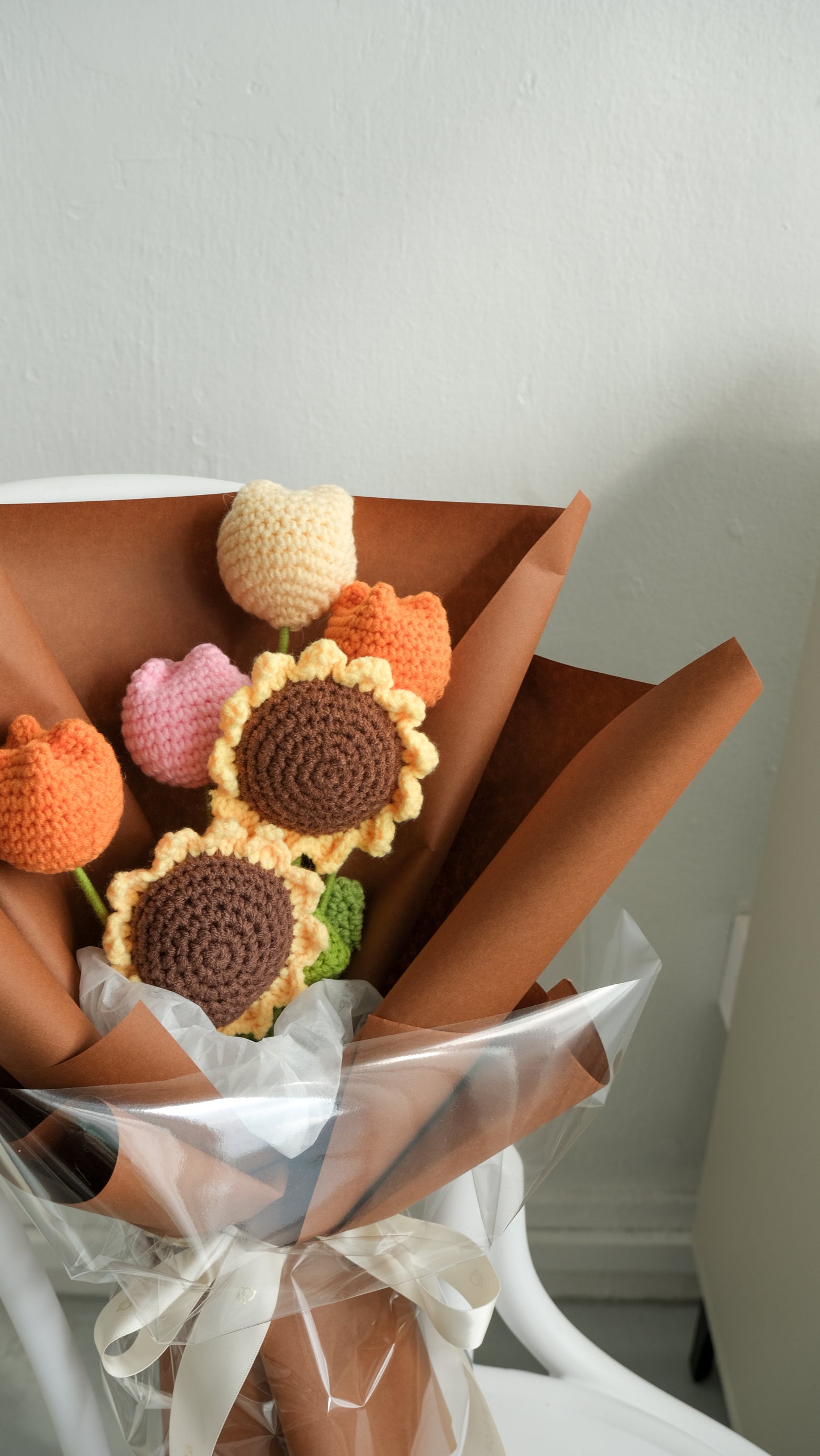 Crochet Sunflower Bouquet