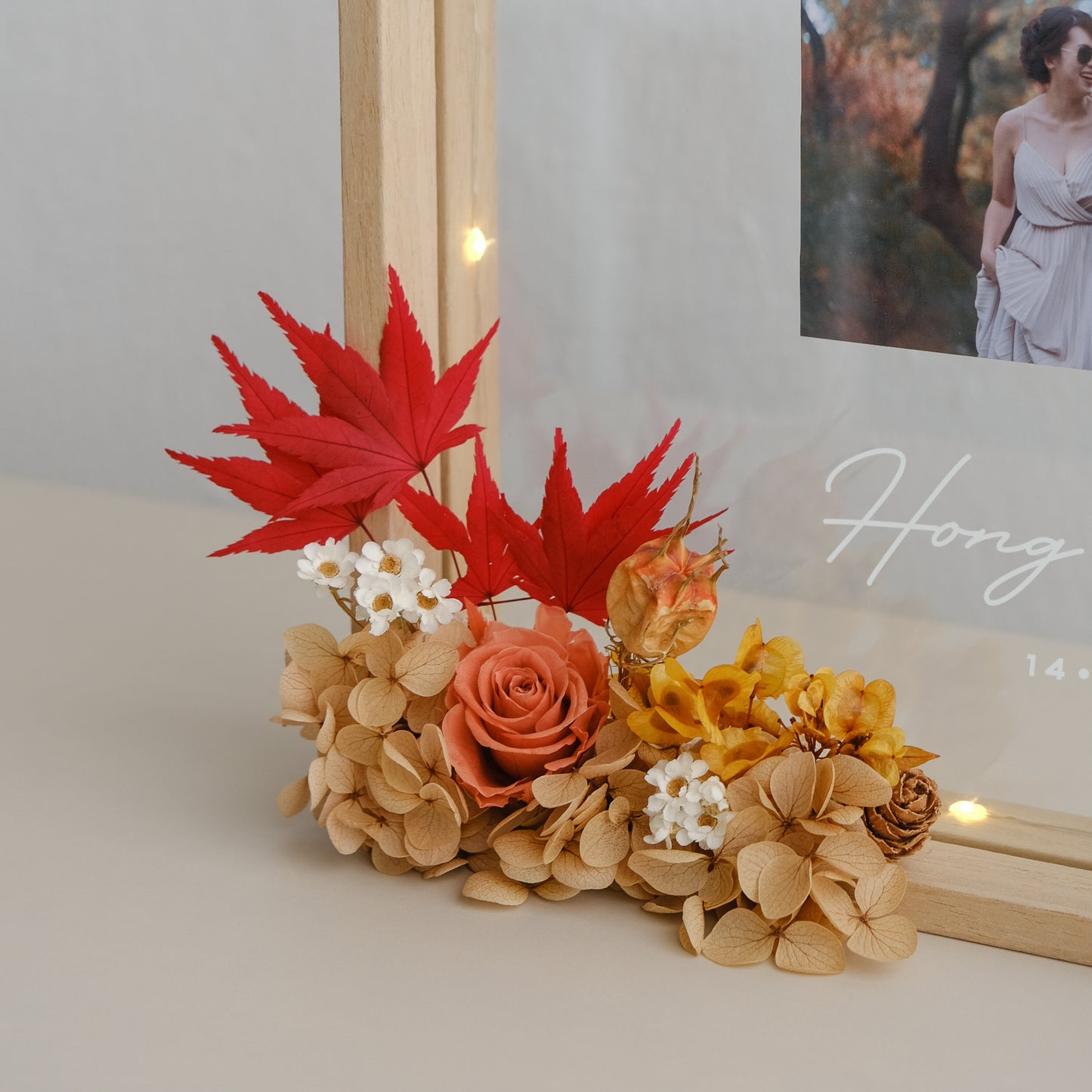 Autumn Floral Frame - Large