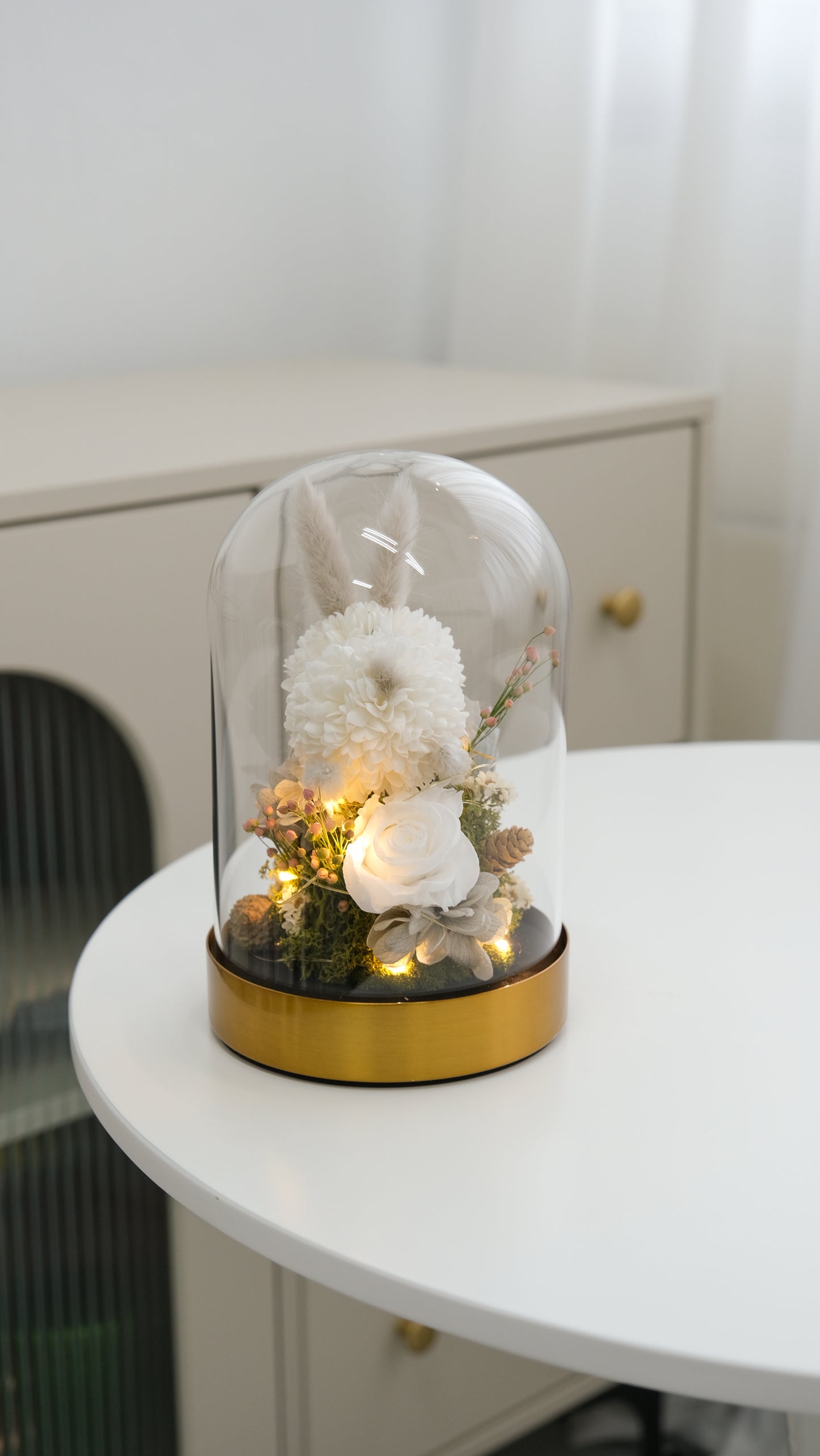 Bunny LED Bell Jar