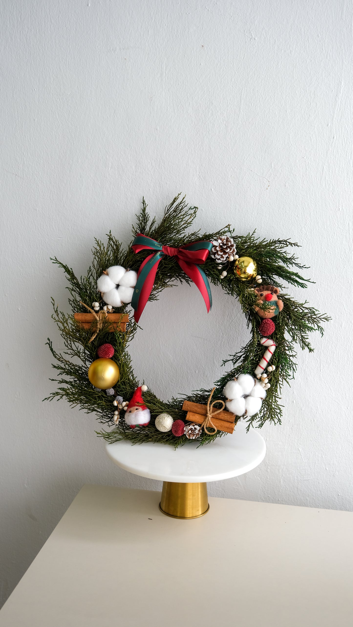 Classic Preserved Christmas Wreath