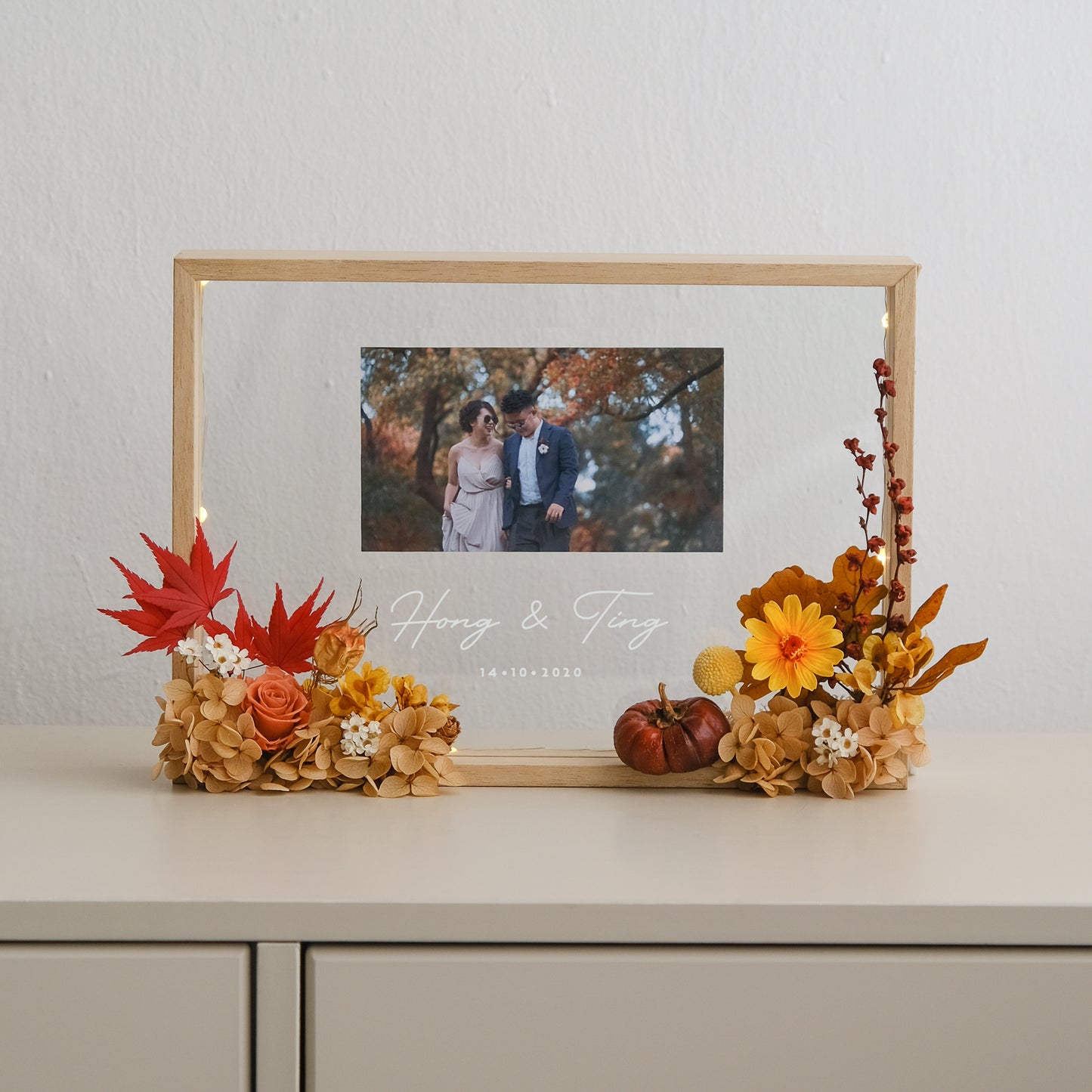 Autumn Floral Frame - Large
