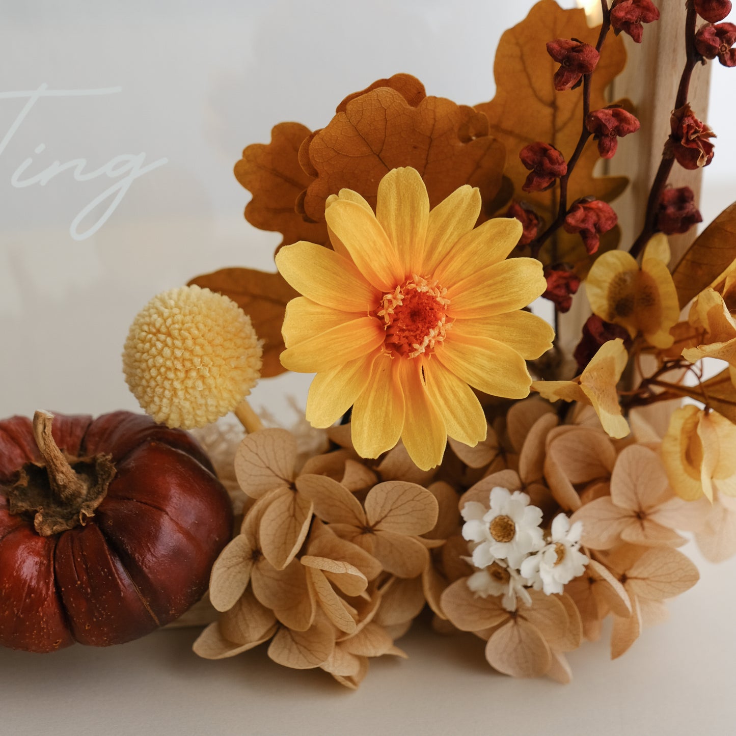 Autumn Floral Frame - Large